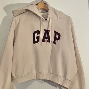GAP Cropped Hooded Sweatshirt